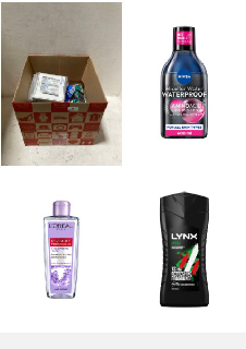 BOX OF ASSORTED BEAUTY ITEMS TO INCLUDE NIVEA MICELLAIR PROFESSIONAL MAKE UP REMOVER.