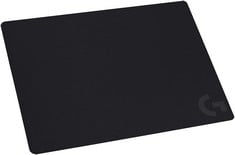 LOGITECH 3X ITEMS TO INCLUDE 3 MOUSE MATS GAMING ACCESSORIES IN BLACK. (UNIT ONLY) [JPTC72363]