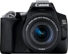 CANON EOS 250DEF-S 18-55 III KIT CAMERA (ORIGINAL RRP - £559.00) IN BLACK. (WITH BOX) [JPTC72460]