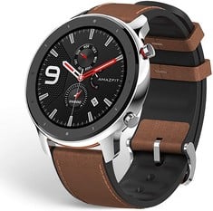 AMAZFIT GTR 4 SMART WATCH ACCESSORIES (ORIGINAL RRP - £123.84) IN BROWN. (WITH BOX) [JPTC72504]