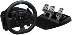 LOGITECH G923 RACING WHEEL GAMING ACCESSORY (ORIGINAL RRP - £379.99) IN BLACK. (WITH BOX) [JPTC72611]