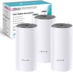 DECO WHOLE HOME MESH WI-FI SYSTEM AC 1200 3 PACK WIFI ACCESSORY IN WHITE. (WITH BOX) [JPTC72556]