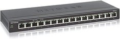 NETGEAR GS316 GIGABIT ETHERNET SWITCH WIFI ACCESSORY (ORIGINAL RRP - £217.19) IN BLACK. (WITH BOX) [JPTC72510]