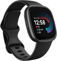 FITBIT VERSA 4 SMART WATCH (ORIGINAL RRP - £149.99) IN BLACK. (WITH BOX) [JPTC72560]