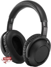 HOME BRAND COMMERCIAL PREMIUM BLUETOOTH WIRELESS OVER EAR HEADSET HEADPHONES (ORIGINAL RRP - £270.00) IN BLACK. (WITH BOX ( SEALED)). (SEALED UNIT). [JPTC72448]