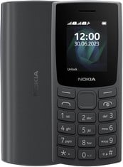 NOKIA 5 X 105 PHONE (ORIGINAL RRP - £125) IN BLACK. (WITH BOX & ALL ACCESSORIES) [JPTC72473]