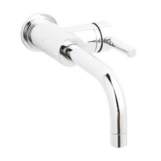 TEC SINGLE LEVER WALL MOUNTED BASIN MIXER - CHROME - TOTAL LOT RRP £110