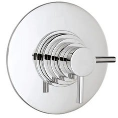 TEC DUAL CONCEALED THERMOSTATIC SHOWER VALVE - CHROME - RRP £201