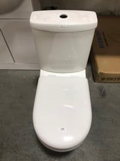 TOILET PAN CLOSE COUPLED, CISTERN & SOFT CLOSE SEAT - RRP £270