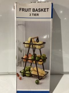 ITEMS TO INCLUDE GAMMA HI RISE FRUIT BASKETS