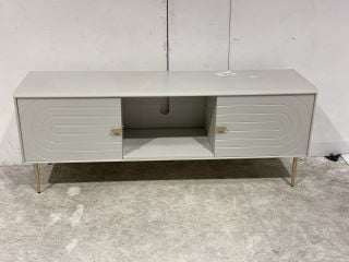 ITEM TO INCLUDE WHITE JOHN LEWIS RIPPLE EFFECT TV UNIT