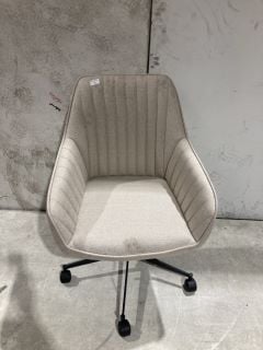 CREAM JOHN LEWIS OFFICE CHAIR