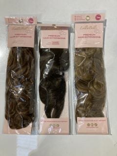 1 X BOX OF LULLABELLZ PREMIUM HAIR EXTENSIONS