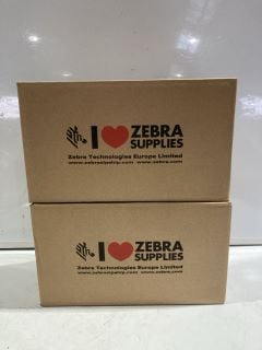 2X BOXES OF ZEBRA DIRECT THERMAL PAPER ZIPSHIP LABEL RRP £250