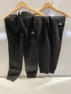 1 X BOX OF PREMIUM DESIGNER APPAREL TO INCLUDE KIDS CHAMPION BLACK JOGGING BOTTOMS SIZE M