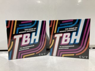 1 X BOX TO INCLUDE TBH GAME AND EXPANSION CARDS