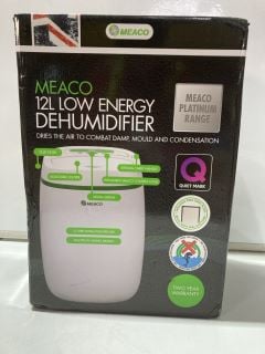 MEACO 12L LOW ENERGY DEHUMIDIFIER