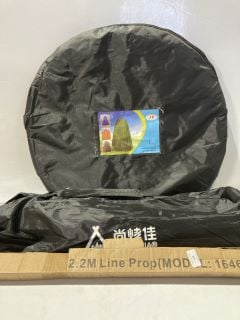 2.2 METER LINE PROP + JC GREEN TENT + SUNCO JIA GARDEN CHAIR BLACK