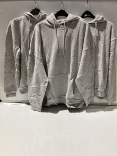 M17 GREY OVERSIZED HOODIE SIZE L + 2X SIZE S