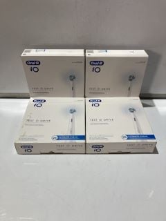 4X ORAL-B TEST DRIVE BRUSH HEADS