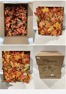 2X AUTUMN MAPLE LEAF BUSH + AUTUMN PICK