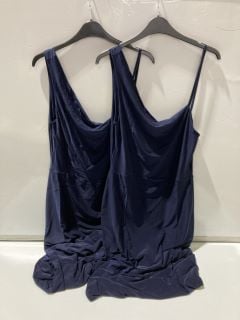 2X FOREVER UNIQUE NAVY DRESS SIZE 12 RRP £120