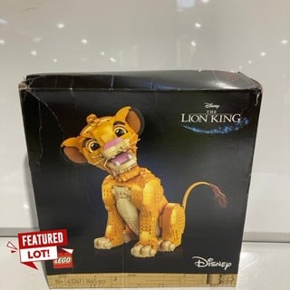 DISNEY THE LION KING SIMBA COLLECTABLE LEGO