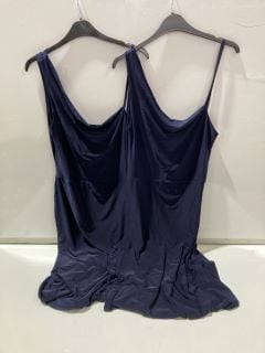 2X FOREVER UNIQUE NAVY DRESS SIZE 12 RRP £120