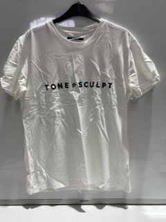 4X TONE SCULPT SHIRT WHITE ONE SIZE