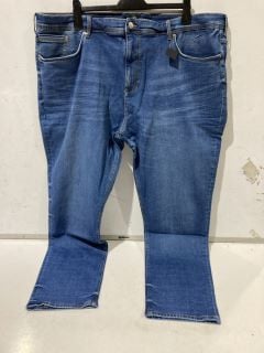 1 X BOX OF PREMIUM DESIGNER APPERAL TO INCLUDE RIVER ISLAND JEANS IN BLUE 48 REGULAR