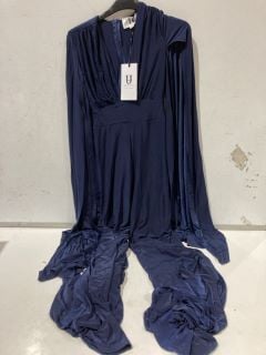 1 X BOX OF PREMIUM DESIGNER APPERAL TO INCLUDE FOREVER UNIQUE DRESS IN NAVY SIZE 6