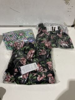 4 X PREMIUM DESIGNER APPERAL TO INCLUDE FOREVER UNIQUE FLORAL DRESS SIZE 18