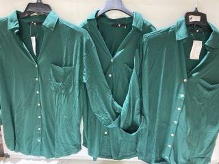 4 X PREMIUM DESIGNER APPERAL TO INCLUDE GREEN SHIRT SIZE 10