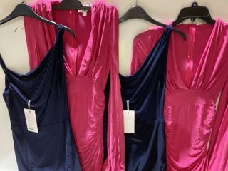 4 X PREMIUM DESIGNER APPERAL TO INCLUDE FOREVER UNIQUE PINK DRESS SIZE 6