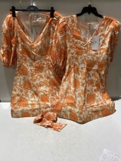 4 X PREMIUM DESIGNER APPERAL TO INCLUDE FOREVER UNIQUE PATTERN DRESS SIZE 12