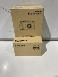 2 X DIGITAL CAMERA 4K ULTRA HD