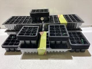 1 X BOX OF GARDEN ITEMS TO INCLUDE SEEDING TRAYS