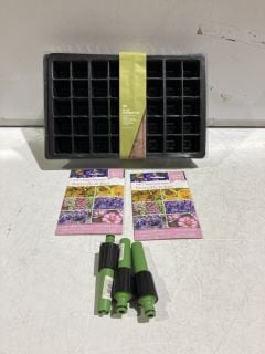 1 X BOX OF GARDEN ITEMS TO INCLUDE 40 CELL PROPAGATOR SET