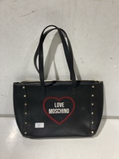 1 X LOVE MOSHINO WOMENS HAND BAG IN BLACK