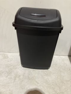 3 X KITCHEN BINS BLACK