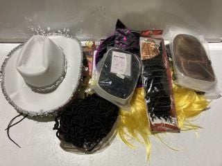 1 X BOX OF BEAUTY ITEMS TO INCLUDE AMIGOS DANCING CURL BULK WIG