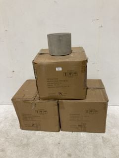 3 X BOXES CONCRETE LIGHT PLANT POTS (24 TOTAL)