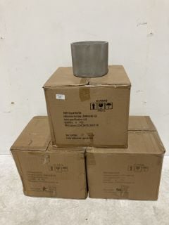 3 X BOXES CONCRETE LIGHT PLANT POTS (24 TOTAL)