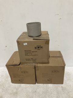 3 X BOXES CONCRETE LIGHT PLANT POTS (24 TOTAL)