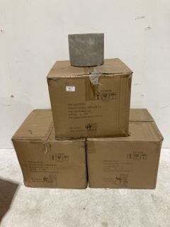 3 X BOXES CONCRETE LIGHT PLANT POTS (24 TOTAL)