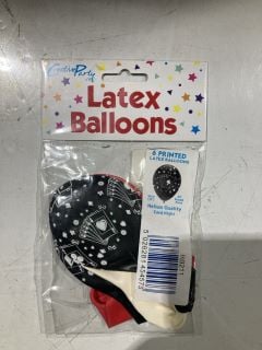 1 X BOX OF LATEX BALLOONS