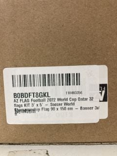 3 X BOXES OF 2022 WORLD CUP FLAG BANNER