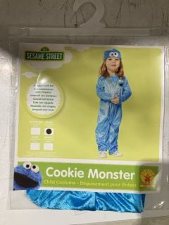 5 X CHILDRENS COOKIE MONSTER COSTUMES