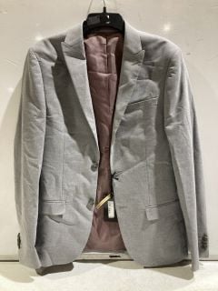 3 X PREMIUM DESIGNER APPERAL TO INCLUDE RIVER ISLAND GREY TAILORED JACKET SIZE 38 LONG