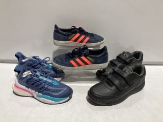 BOX OF FOOTWEAR TO INCLUDE ADIDAS ALPHABOOST V1 UK 4 1/2